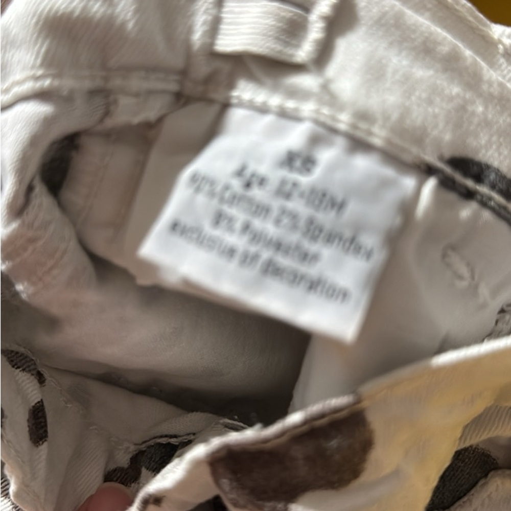 Stylish Cream and Brown Kids Bottoms